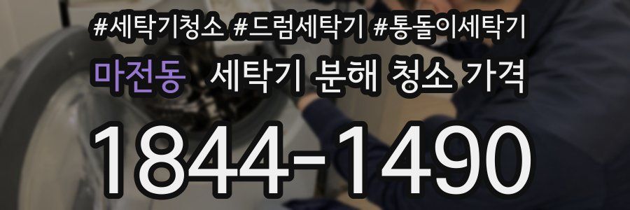 마전동 세탁기 분해 청소 가격