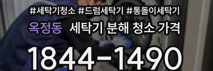 옥정동 세탁기 분해 청소 가격