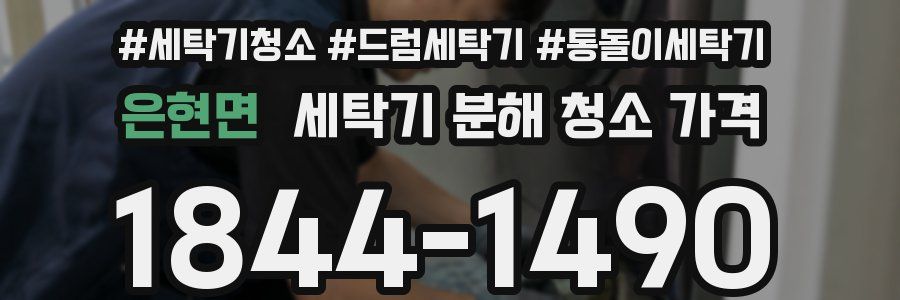 은현면 세탁기 분해 청소 가격