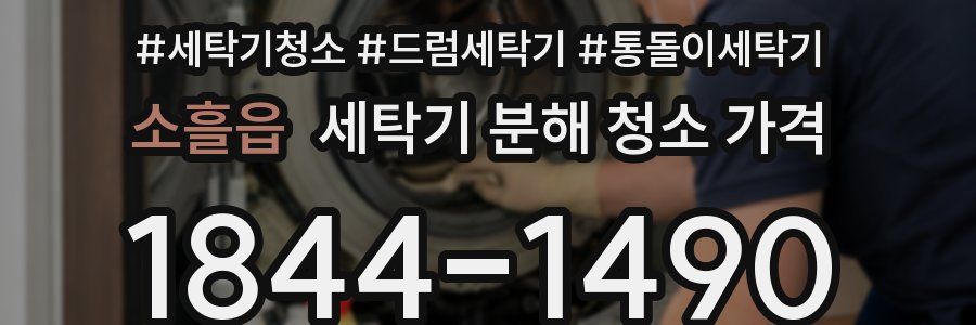 소흘읍 세탁기 분해 청소 가격