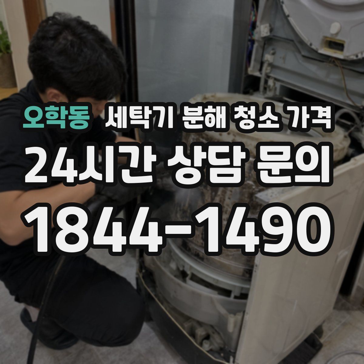 오학동 세탁기 분해 청소 가격