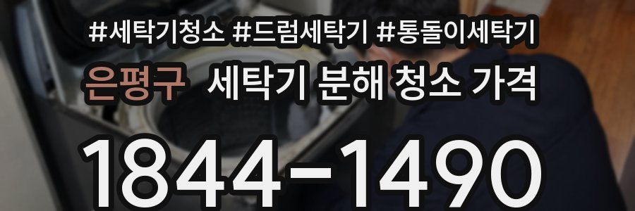 은평구 세탁기 분해 청소 가격