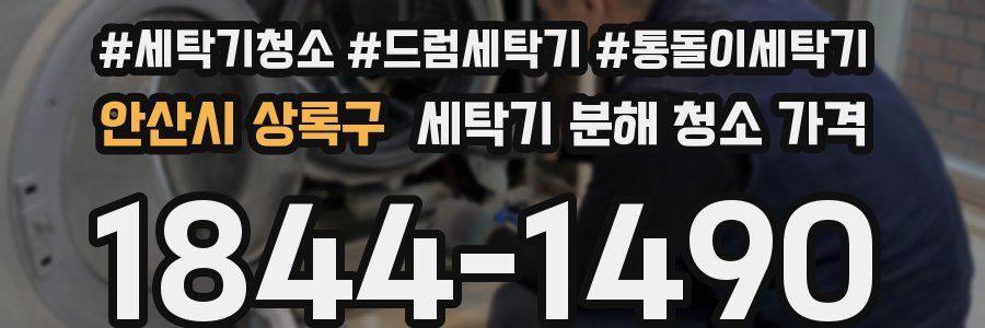 안산시 상록구 세탁기 분해 청소 가격