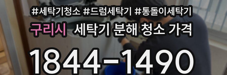 구리시 세탁기 분해 청소 가격