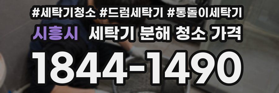 시흥시 세탁기 분해 청소 가격