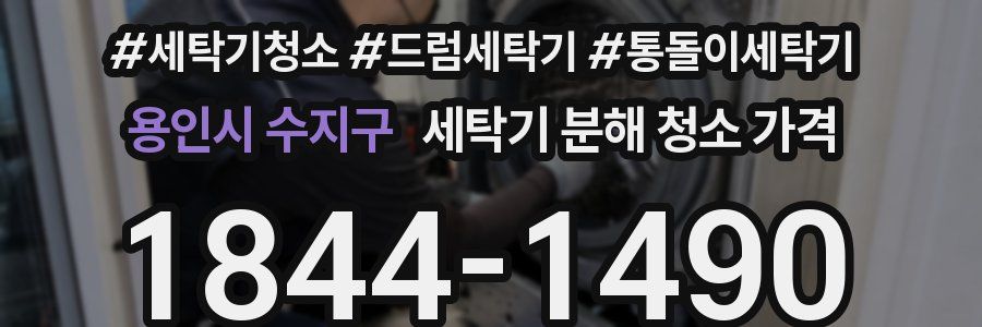 용인시 수지구 세탁기 분해 청소 가격