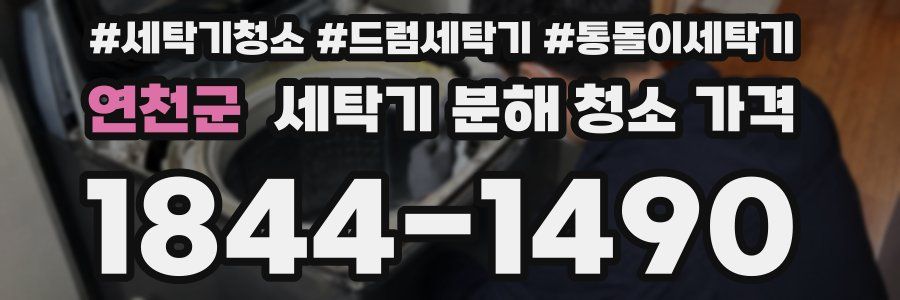 연천군 세탁기 분해 청소 가격