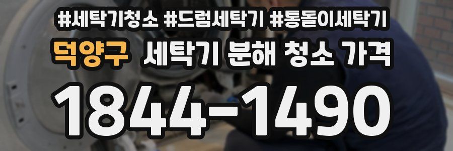 덕양구 세탁기 분해 청소 가격