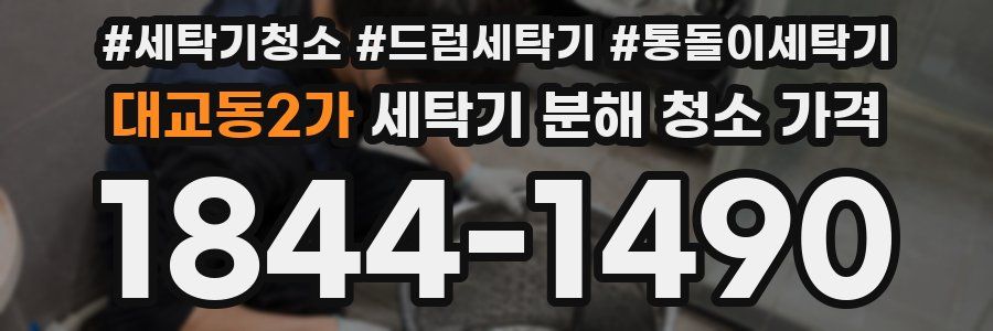 대교동2가 세탁기 분해 청소 가격
