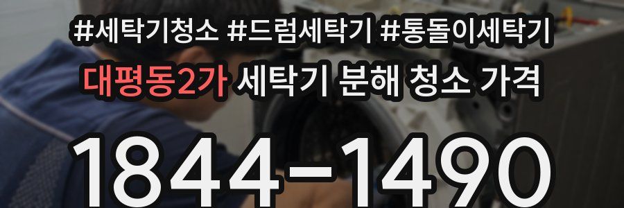대평동2가 세탁기 분해 청소 가격