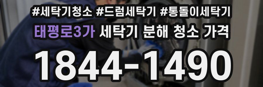 태평로3가 세탁기 분해 청소 가격