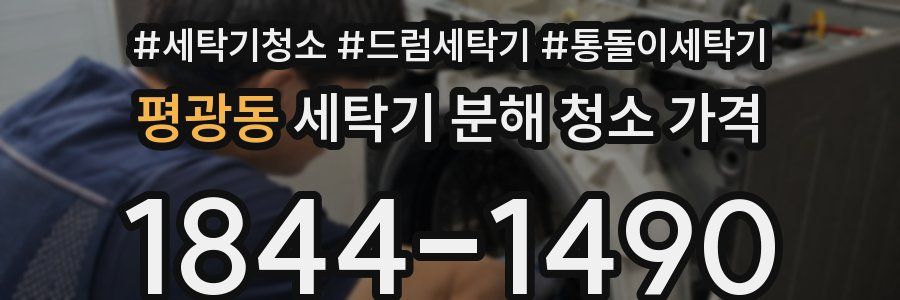 평광동 세탁기 분해 청소 가격