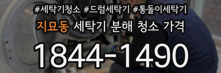 지묘동 세탁기 분해 청소 가격