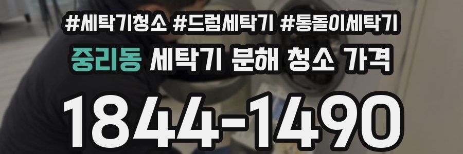 중리동 세탁기 분해 청소 가격