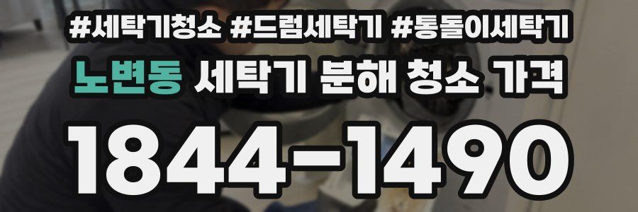 노변동 세탁기 분해 청소 가격
