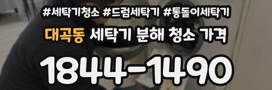 대곡동 세탁기 분해 청소 가격