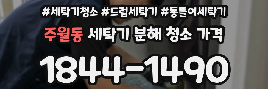 주월동 세탁기 분해 청소 가격