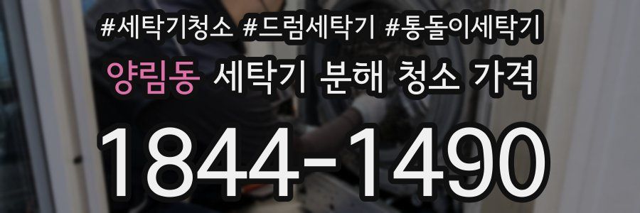 양림동 세탁기 분해 청소 가격