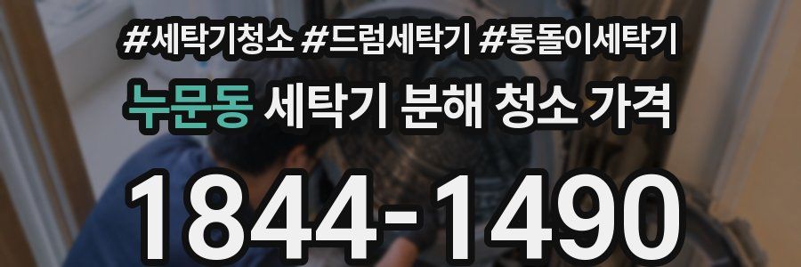 누문동 세탁기 분해 청소 가격