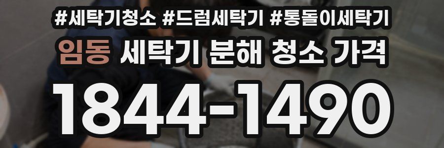임동 세탁기 분해 청소 가격