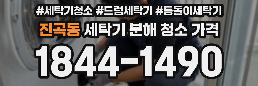 진곡동 세탁기 분해 청소 가격