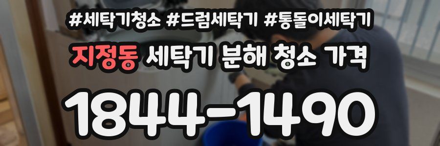 지정동 세탁기 분해 청소 가격