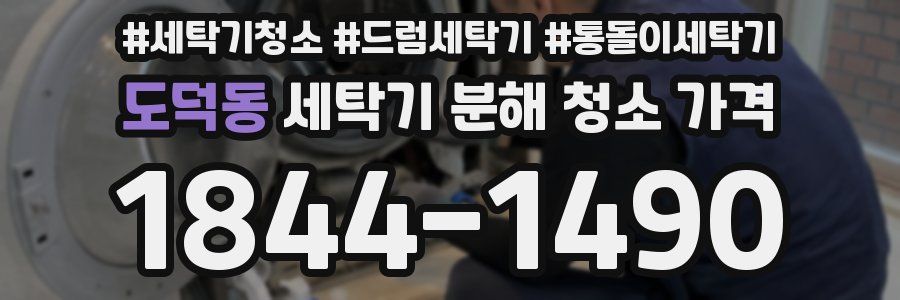 도덕동 세탁기 분해 청소 가격
