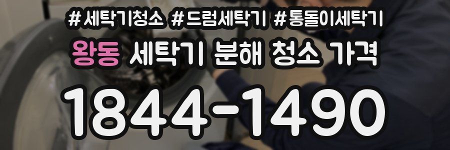 왕동 세탁기 분해 청소 가격