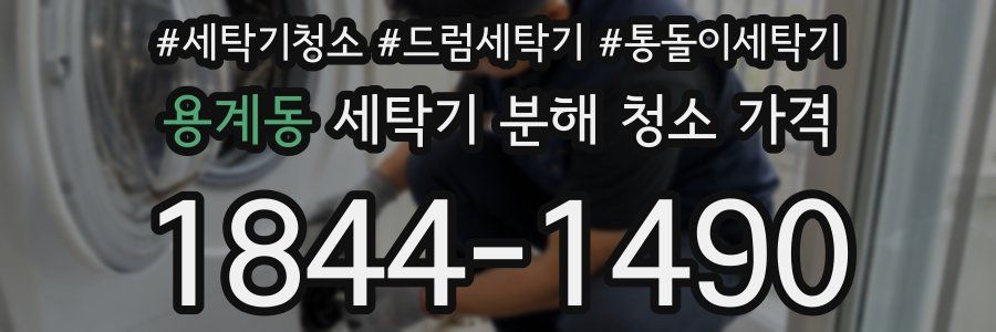 용계동 세탁기 분해 청소 가격