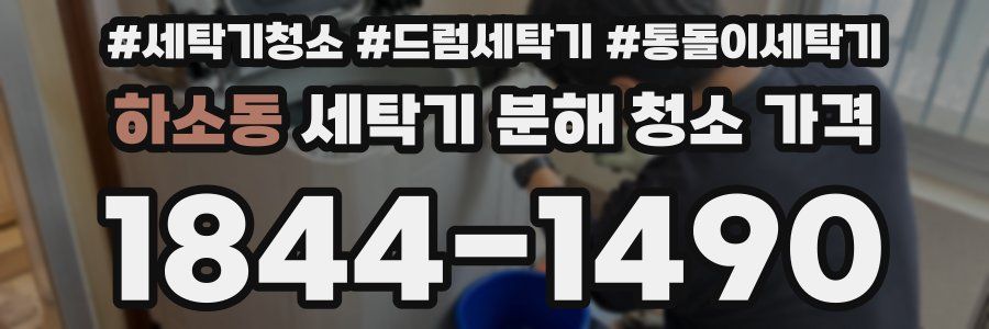 하소동 세탁기 분해 청소 가격