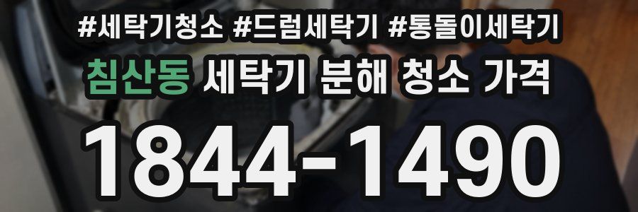 침산동 세탁기 분해 청소 가격