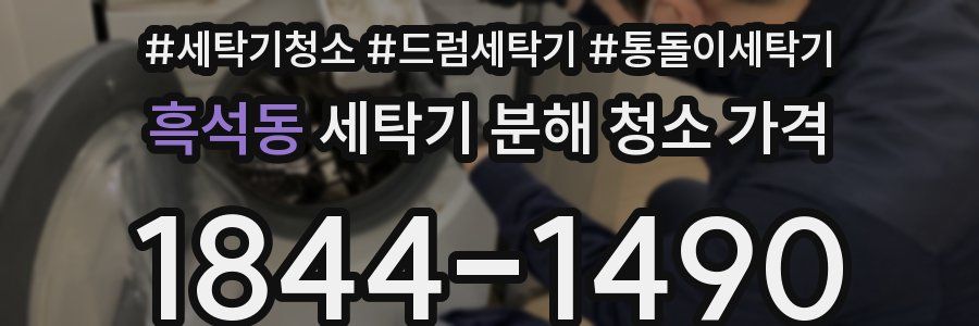흑석동 세탁기 분해 청소 가격