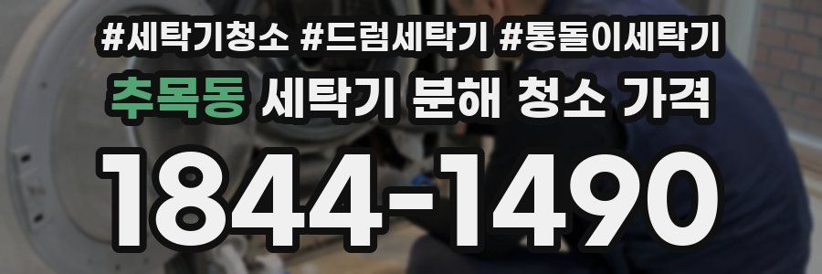 추목동 세탁기 분해 청소 가격