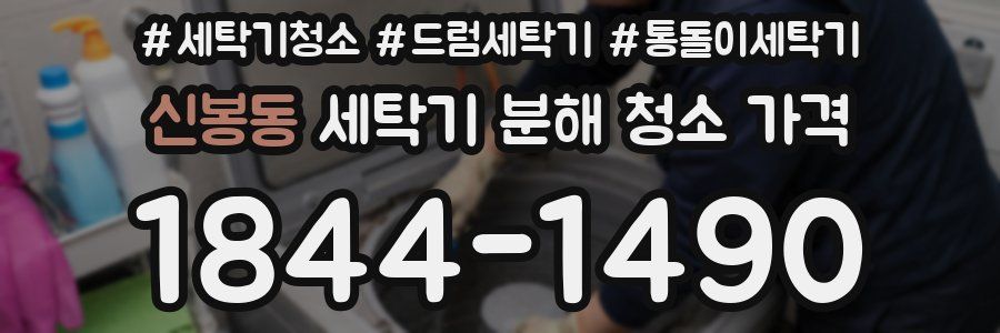 신봉동 세탁기 분해 청소 가격
