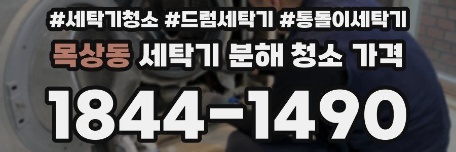 목상동 세탁기 분해 청소 가격