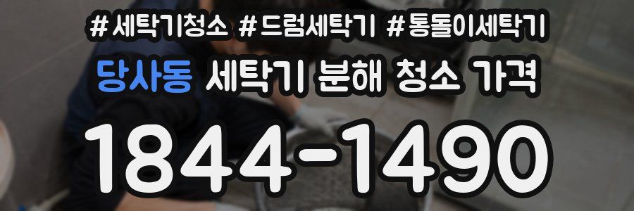 당사동 세탁기 분해 청소 가격