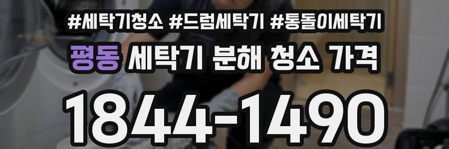 평동 세탁기 분해 청소 가격
