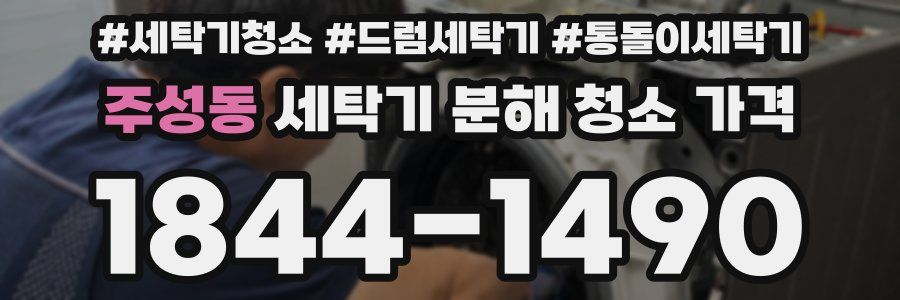 주성동 세탁기 분해 청소 가격