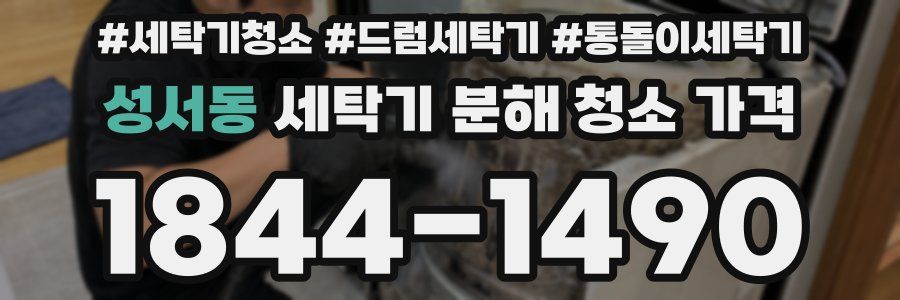 성서동 세탁기 분해 청소 가격