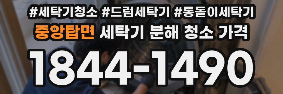 중앙탑면 세탁기 분해 청소 가격