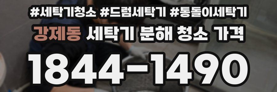 강제동 세탁기 분해 청소 가격