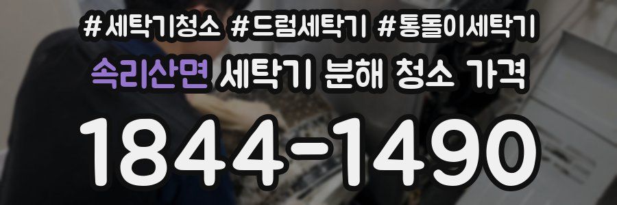 속리산면 세탁기 분해 청소 가격