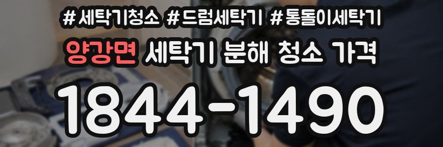 양강면 세탁기 분해 청소 가격
