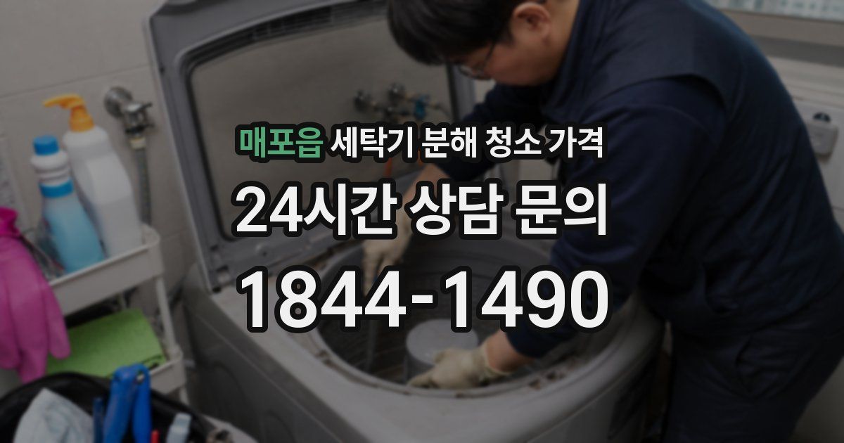매포읍 세탁기 분해 청소 가격