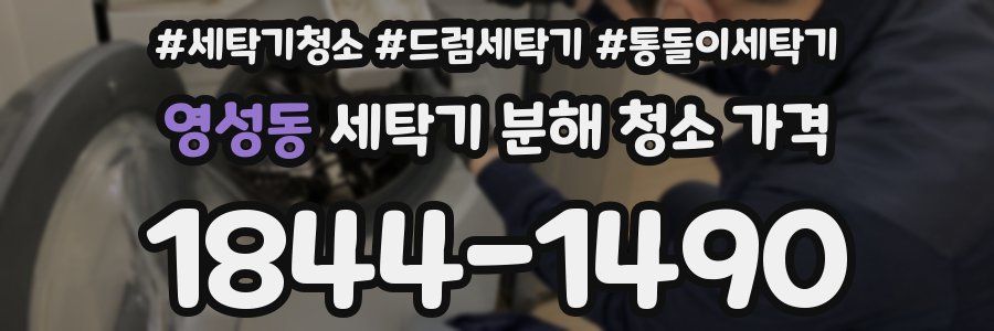영성동 세탁기 분해 청소 가격