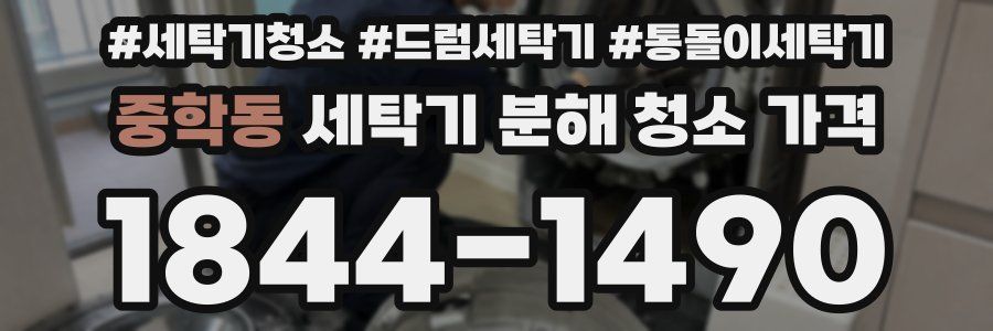 중학동 세탁기 분해 청소 가격
