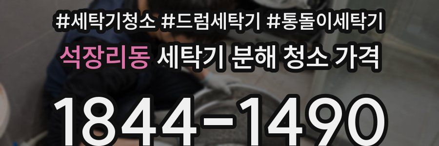 석장리동 세탁기 분해 청소 가격