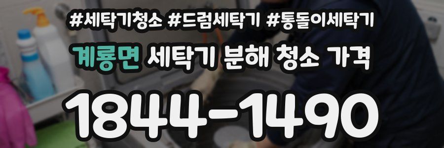 계룡면 세탁기 분해 청소 가격