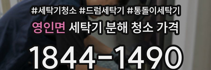 영인면 세탁기 분해 청소 가격