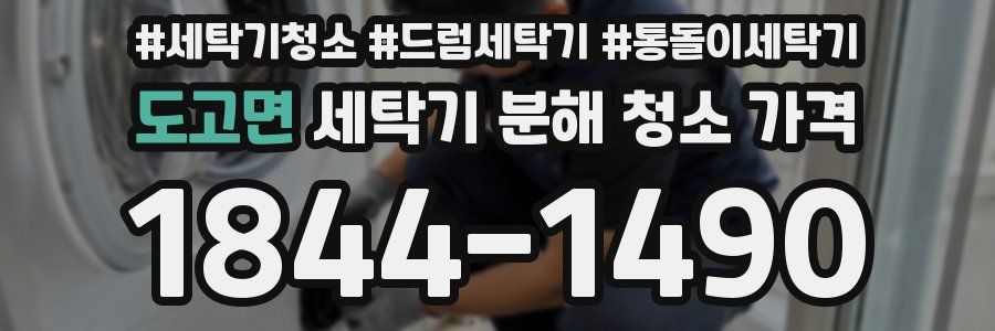 도고면 세탁기 분해 청소 가격